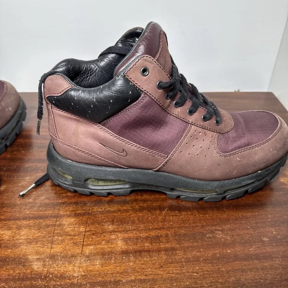 Nike ACG All-Trac Mens Hiking Boots Sz 9 Dark Maroon Outdoor Trail Camping